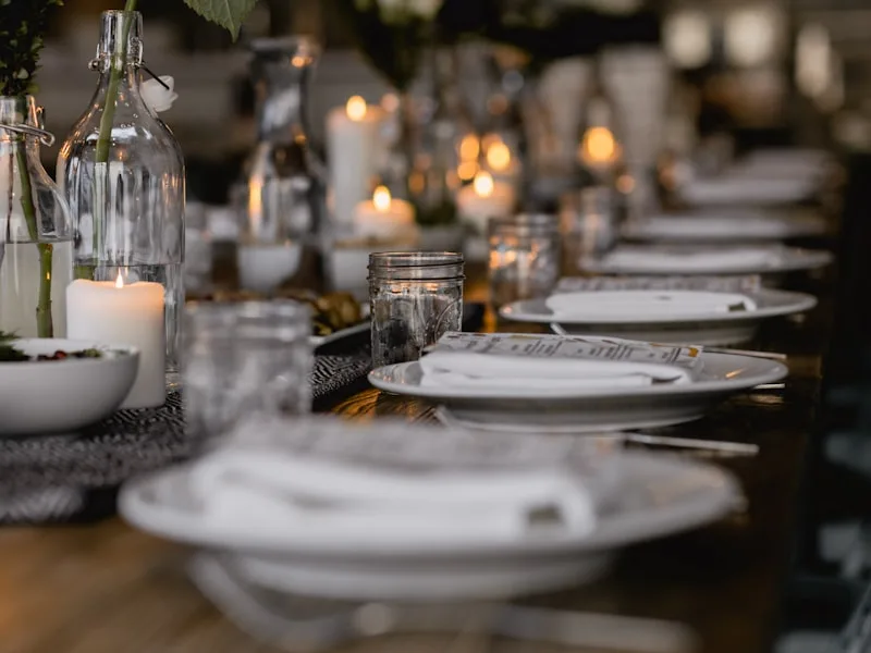 Fine China Dinner Set for Two