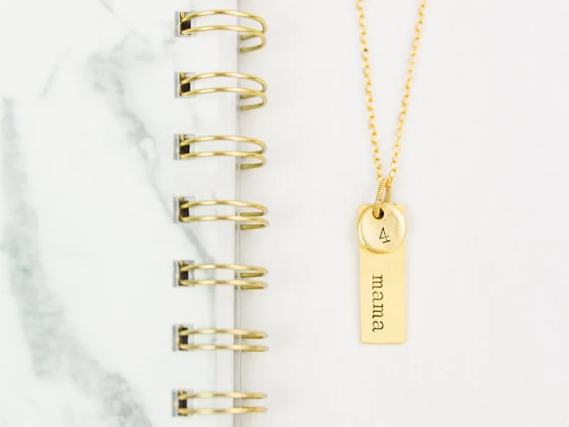 Custom Coordinates Necklace