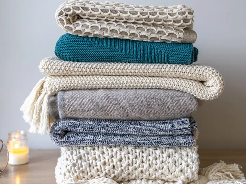 Organic Cotton Throw Blanket